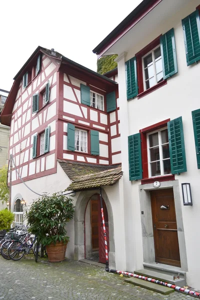 Het oude huis in Luzern — Stockfoto