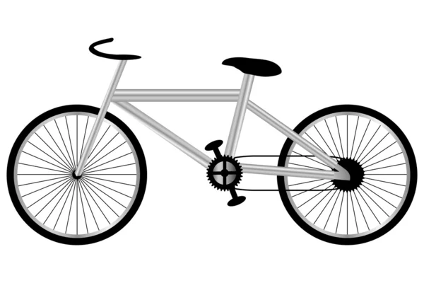 Imagen aislada de una bicicleta — Vector de stock