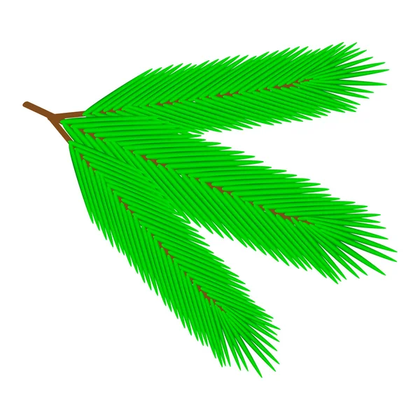 Rama de árbol de piel — Vector de stock