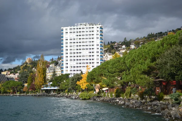 Visa av montreux, Schweiz — Stockfoto