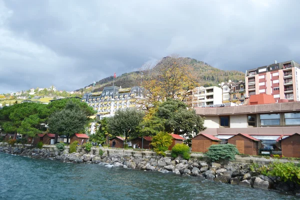 Visa av montreux, Schweiz — Stockfoto