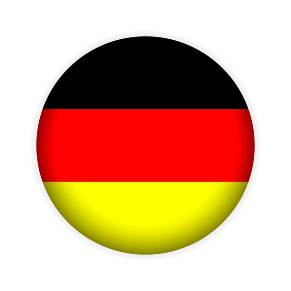 Almanya düğmesi — Stok Vektör