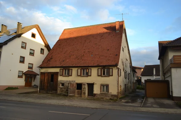 Early morning in the German village — Stock Photo, Image