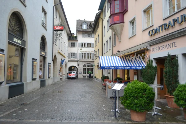 Calle en el centro de Zurich — Foto de Stock