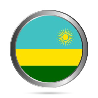 Ruanda bayrak düğmesini.