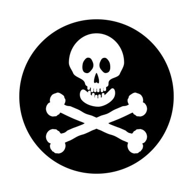 Jolly roger bayrak düğmesini.