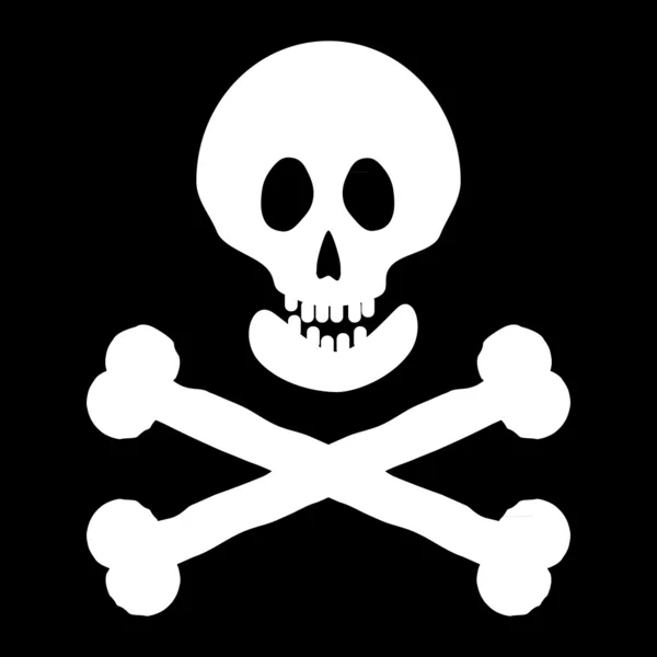 Bandiera Jolly Roger — Vettoriale Stock