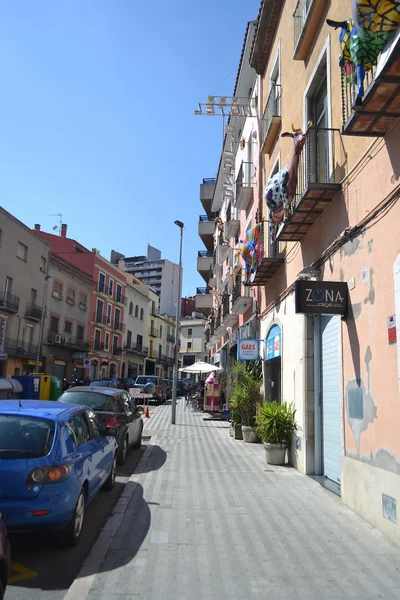 Straße in figueras, Katalonien — Stockfoto