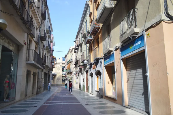 Straße in figueras, Katalonien — Stockfoto