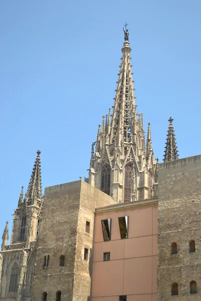 Gotische kathedraal van barcelona — Stockfoto