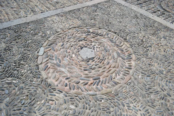 Paving stone, Girona — Stock Photo, Image