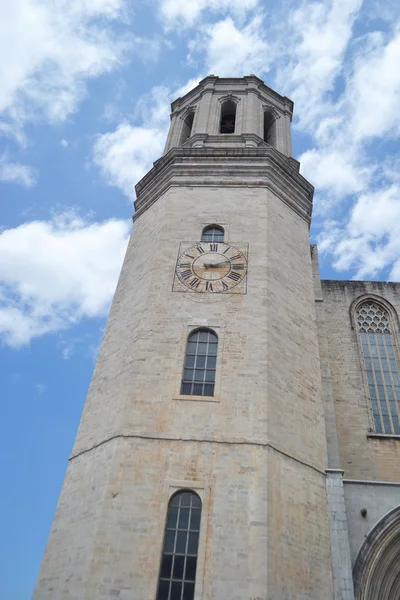 Vista de la catedral de Girona . — Foto de Stock