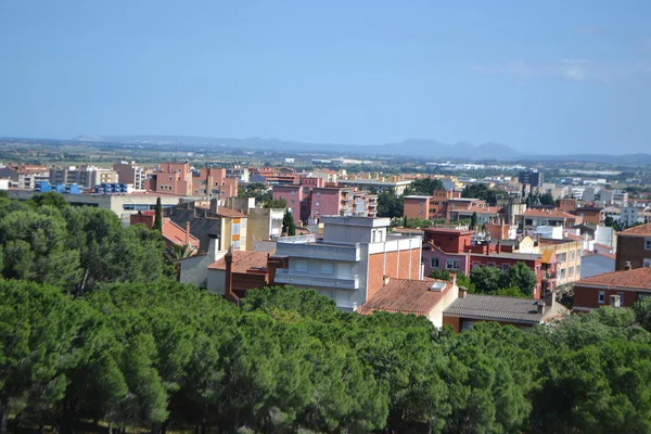 Subúrbio residencial de Figueres — Fotografia de Stock