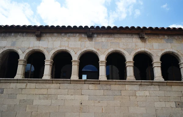 Casa en el barrio medieval de Girona — Foto de Stock