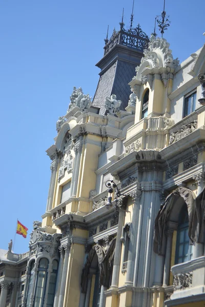 Palace on the embankment in Barcelona — Stock Photo, Image