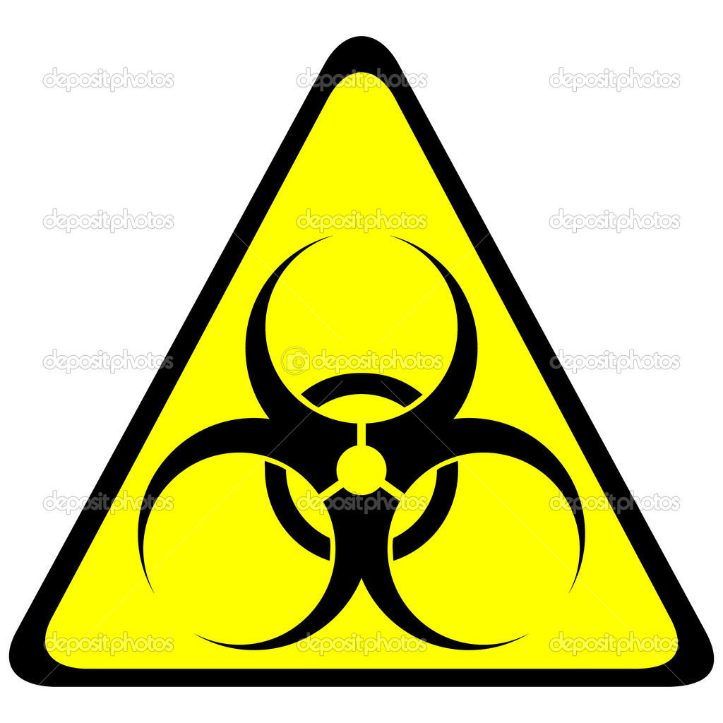 Triangle symbol biohazard