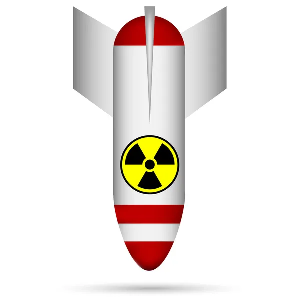 Atom bomb — Stock Vector
