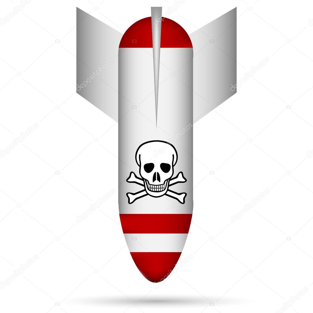 Bomb with a chemical weapon Stock Vector by ©konstsem 37646687, image size:1024x1024