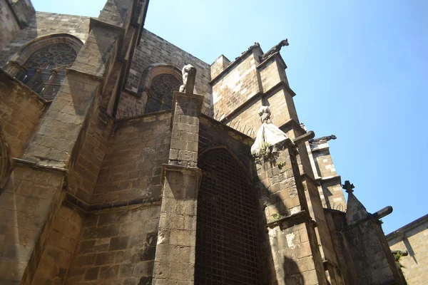 Gothic Barcelona Cathedral — Stock Photo, Image