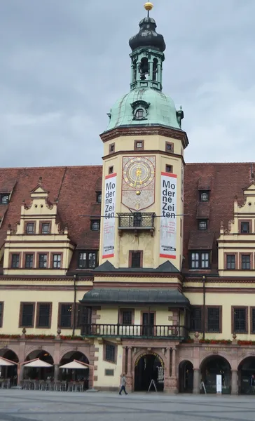 Old Townhall em Leipzig . — Fotografia de Stock