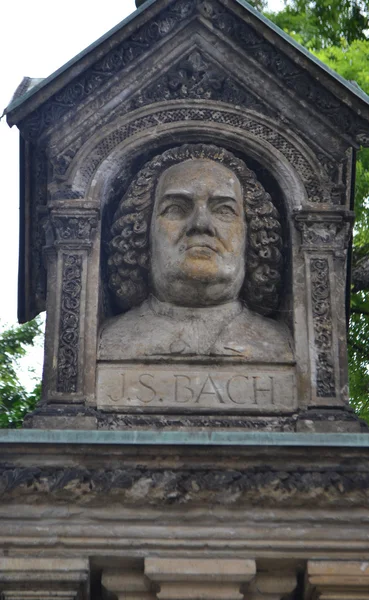 Monument van johann sebastian bach in leipzig — Stockfoto