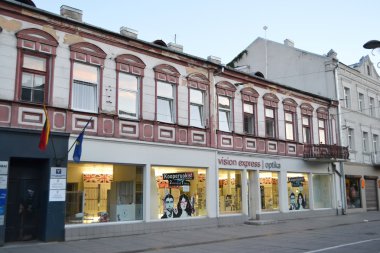 kaunas Merkezi akşam sokakta