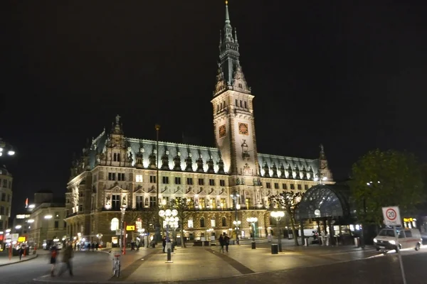 Hamburg rathaus (stadhuis) — Stockfoto