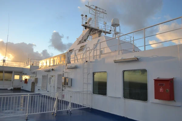 Deck of a ferry — Stock Photo, Image