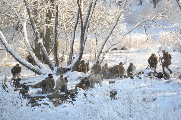 İkinci Dünya Savaşı 'nın yeniden inşası — Stok fotoğraf