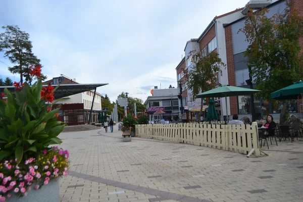 Street in the center of Imatra — Stock Photo, Image