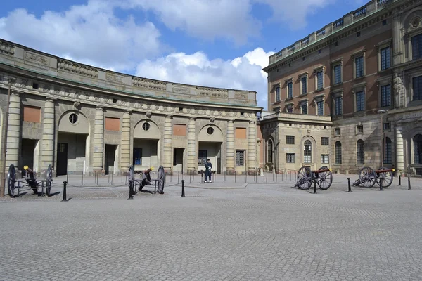 Královský palác ve Stockholmu, Švédsko. — Stock fotografie