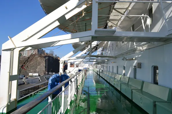 Deck of a ferry — Stock Photo, Image