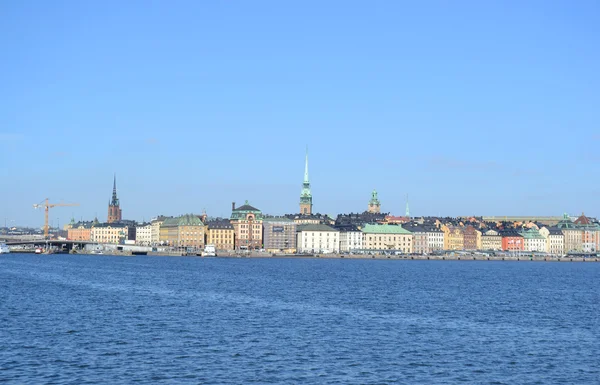 Cidade velha em stockholm, Suécia. — Fotografia de Stock