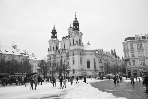 Plaza de la Ciudad Vieja en Praga — Foto de Stock