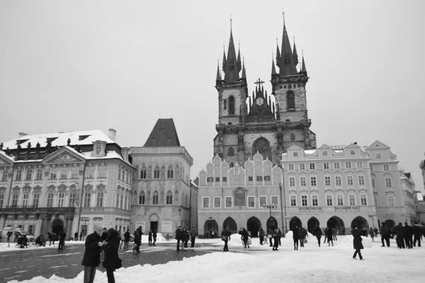 Plaza de la Ciudad Vieja en Praga —  Fotos de Stock