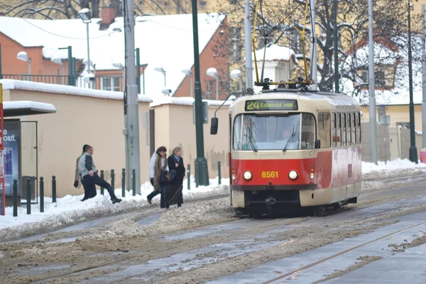 Tram in Prague — Stock Photo, Image