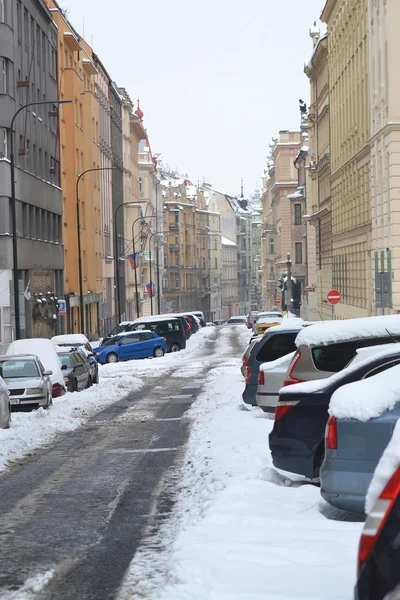 Street in center of Prague — Stock Photo, Image