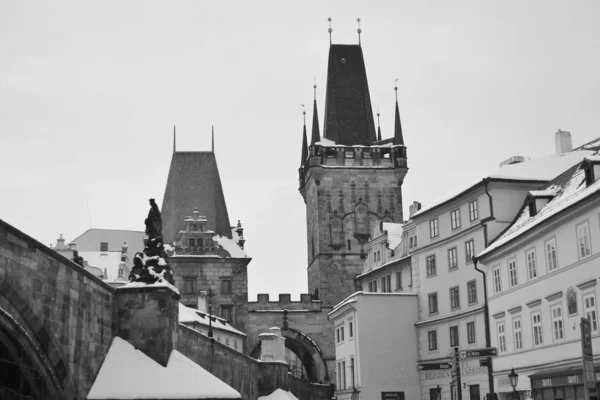 Prag'ın merkezi Street — Stok fotoğraf