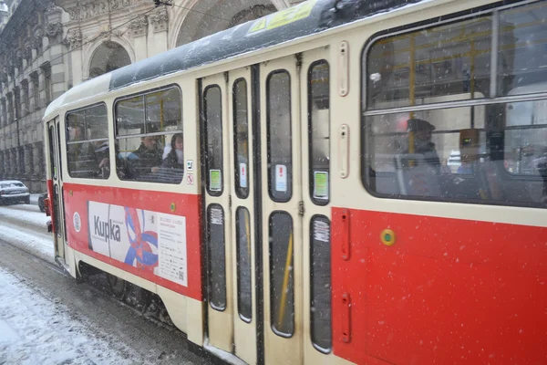 Tram in Prague — Stock Photo, Image