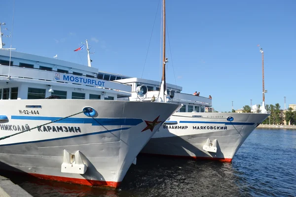 Bateaux de croisière fluviale — Photo