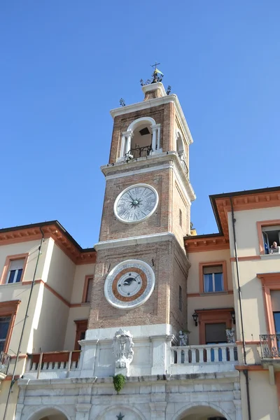 Wieża zegarowa w rimini (torre dell orologio). — Zdjęcie stockowe