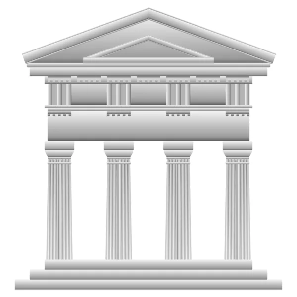 Doric temple — Stock Vector