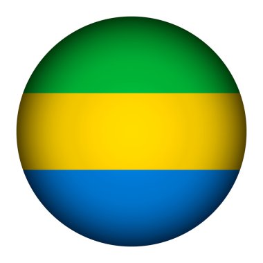 Gabon bayrak düğmesini.