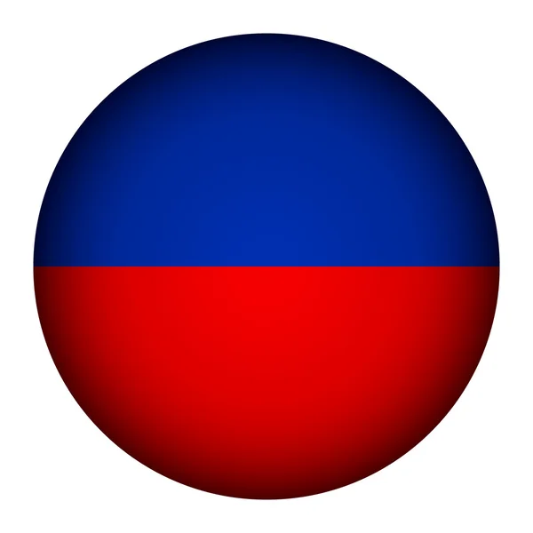 Haiti flag button. — Wektor stockowy