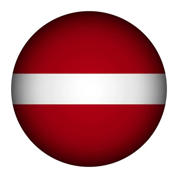 Bouton drapeau latvia . — Image vectorielle