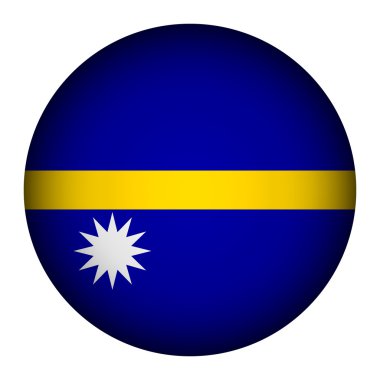 Nauru bayrak düğmesini.