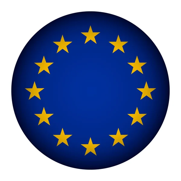 欧洲联盟的标志按钮. — 图库矢量图片