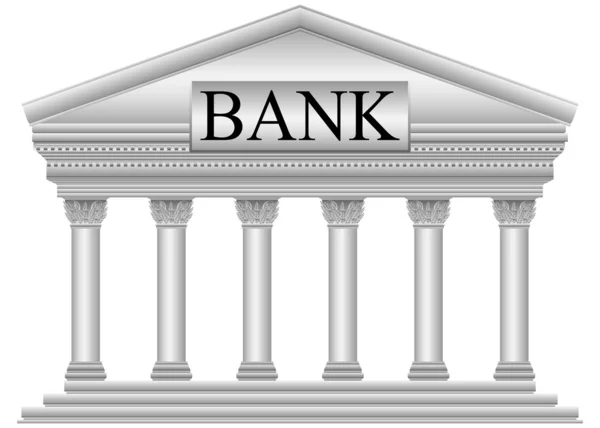 Ícone bancário — Vetor de Stock