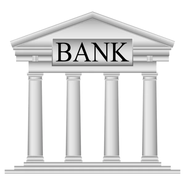Icono del Banco — Vector de stock