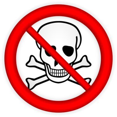 hiçbir kimyasal silah işareti